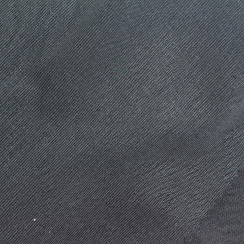 Charcoal Rib Knit, Cotton-Poly