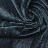 Polyester Stretch Plissé Fabric, 240 gsm, 152 cm — Navy — photo 1