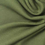 Viscose Stretch Rib Knit Fabric, 260 gsm, 150 cm — Green, ref EF-253608 — photo 1