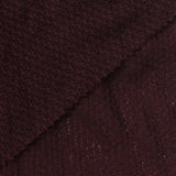 Dark Red Marl Chunky Knit, Poly-Viscose, 780 gsm — photo 1
