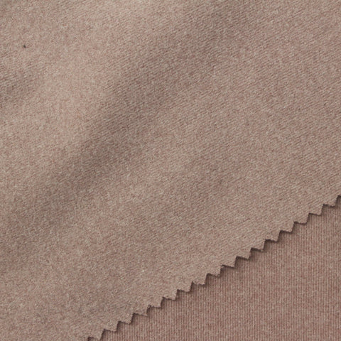 Brown Marl Piqué Knit, Poly-Cotton