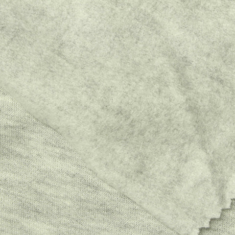 Light Grey Heather French Terry, Viscose