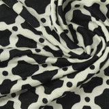 Black Lattice Knit, Polyester — photo 1