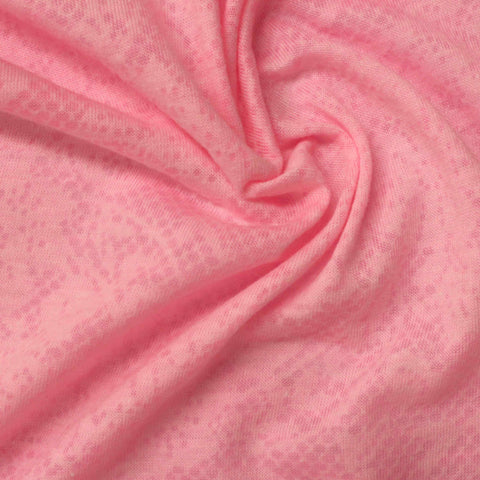 Pink Abstract Jersey Knit, Poly-Cotton, 114 gsm