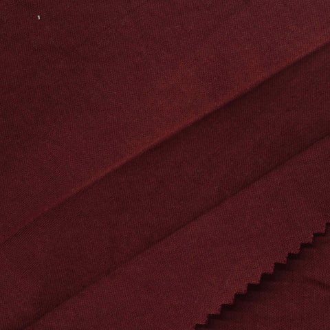 100% Cotton Interlock Knit Fabric, 193 gsm, 162 cm — Red