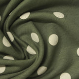 White Polka-Dot French Terry — photo 1