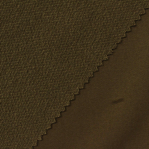 Polyester Tencel Lyocell French Terry Fabric, 460 gsm, 200 cm — Khaki