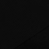 Polyester Stretch Chunky Knit Fabric, 235 gsm, 155 cm — Black — photo 1