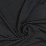 Polyester Acrylic Blend Stretch Jersey Knit Fabric, 120 gsm, 176 cm — Black — photo 1