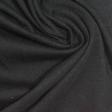 100% Cotton Jersey Knit Fabric, 145 gsm, 165 cm — Black — photo 1