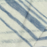 Blue Horizontal-Stripe Knit, Viscose-Poly, 155 gsm — photo 1