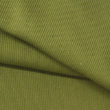 Cotton Stretch Rib Knit Fabric, 420 gsm, 115 cm — Green — photo 1