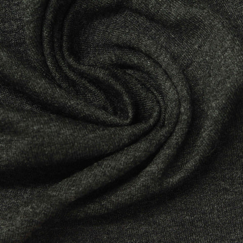 Dark Grey Marl French Terry, Viscose, 240 gsm