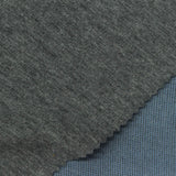 Heather Cotton Polyester Interlock Knit Fabric, 170 gsm, 173 cm — Blue — photo 1