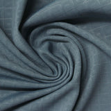 Jacquard Nylon Stretch Piqué Knit Fabric, 180 gsm, 185 cm — Blue — photo 1