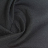 Viscose Polyester Stretch Scuba Knit Fabric, 213 gsm, 162 cm — Black — photo 1