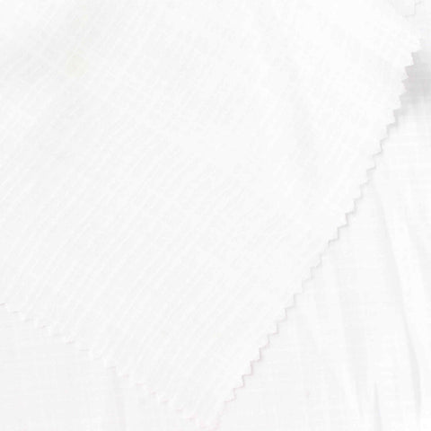 Striped 100% Polyester Chiffon Fabric, 80 gsm, 145 cm — White