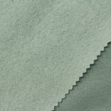 Brushed Cotton Polyester French Terry Fabric, 280 gsm, 180 cm — Green — photo 1