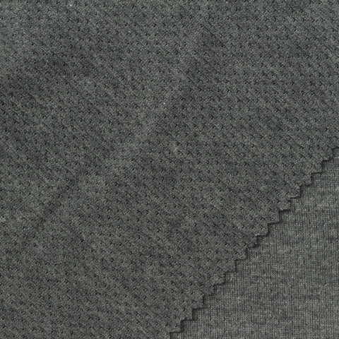 Heather Grey Marl Jersey Knit, Poly-Viscose, 150 gsm, 180 cm