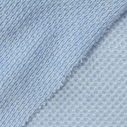 Polyester Stretch Chunky Knit Fabric, 290 gsm, 160 cm — Blue