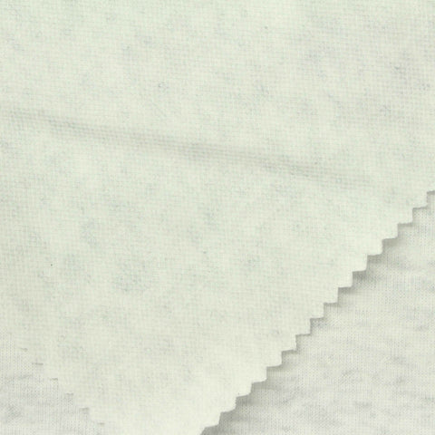 Light Grey Marl French Terry, Cotton-Poly, 180 gsm