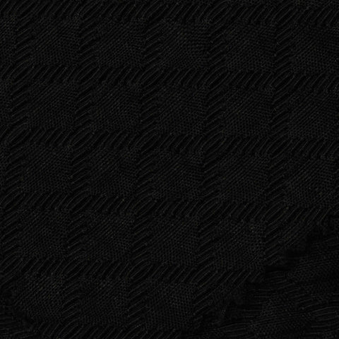 Black Tone-on-Tone Jacquard, Polyester, 419 gsm, 145 cm, ref EF-11675