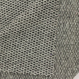 Black Geometric Piqué Knit, Polyester, 204 gsm — photo 1