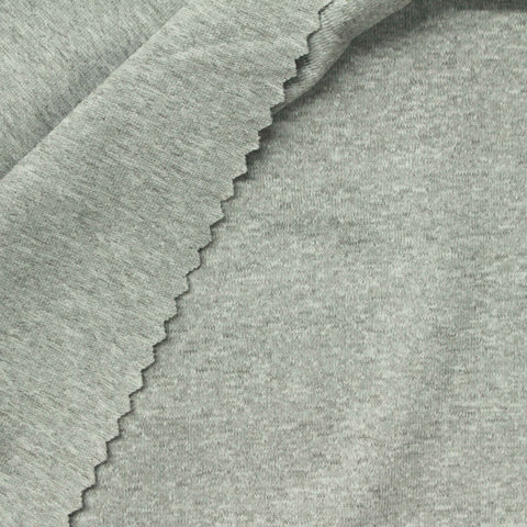 Grey Marl Jersey Knit, Polyester, 280 gsm