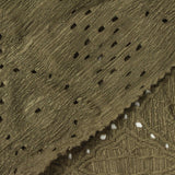 Olive Diamond Crepe, Polyester — photo 1