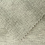 Polyester Cotton Stretch Rib Knit Fabric, 270 gsm, 121 cm — Grey — photo 1