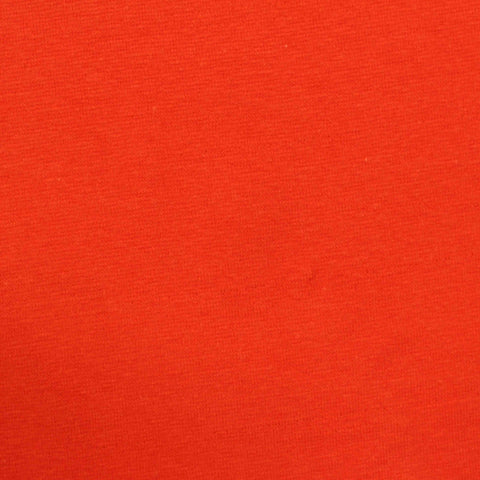 Cotton Stretch Rib Knit Fabric, 255 gsm — Orange