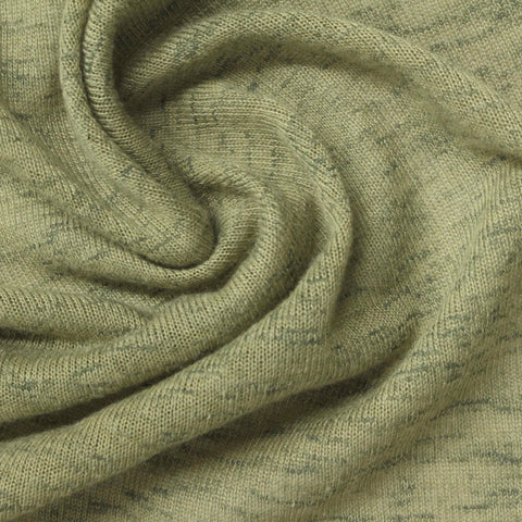 Light Green Marl Knit, Polyester, 180 gsm