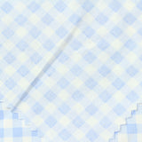 Light Blue Gingham Woven — photo 1