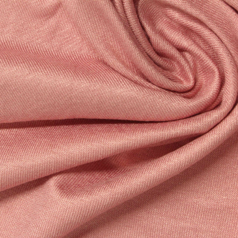 Viscose Stretch Jersey Knit Fabric, 165 gsm, 150 cm — Pink