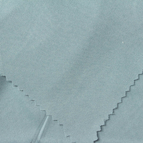 Brushed 100% Polyester Interlock Knit Fabric, 130 gsm — Blue