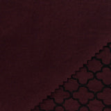 Black Geometric Jersey Knit, Poly-Viscose, 231 gsm — photo 1