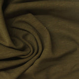 Tencel Lyocell Polyester Blend Rib Knit Fabric, 150 gsm, 150 cm — Green — photo 1