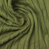 Polyester Stretch Rib Knit Fabric, 220 gsm — Khaki, ref EF-260659 — photo 1