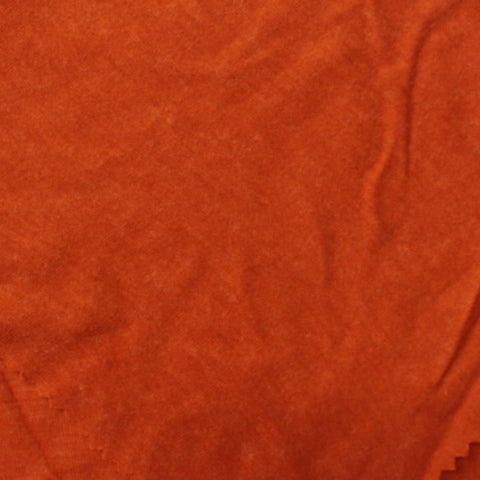 Orange Heather Jersey Knit, Viscose-Acrylic