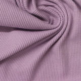Polyester Viscose Stretch Rib Knit Fabric, 230 gsm — Purple — photo 1