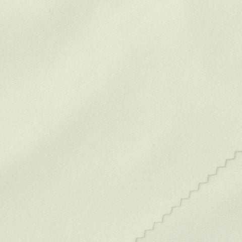 Pale Cream Ponte Knit, Viscose-Poly