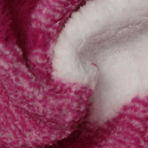 Plaid 100% Polyester Minky Fabric, 230 gsm, 170 cm — Pink