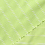 Lime Horizontal-Stripe Jersey Knit, Polyester — photo 1