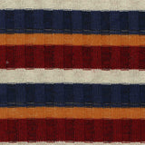 Cream Horizontal-Stripe Rib Knit, Polyester, 220 gsm, ref EF-208868 — photo 1