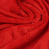Red Tone-on-Tone Floral Jacquard, Polyester, 265 gsm — photo 1
