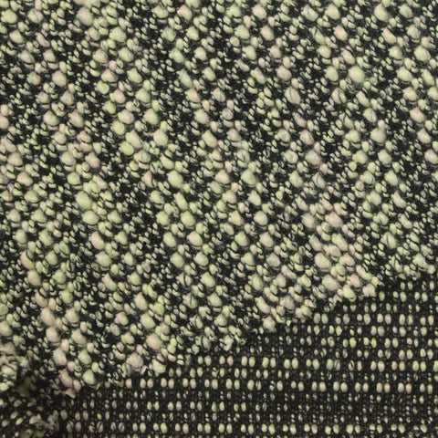 Light Green Marl Jersey Knit, Polyester, 310 gsm