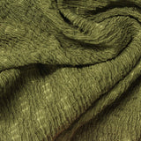 Olive Geometric Crepe, Polyester — photo 1