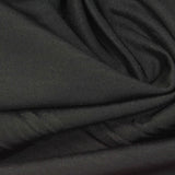 Polyester Stretch Sateen Fabric, 270 gsm — Black — photo 1
