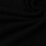 Jacquard Knit Fabric, 202 gsm, 155 cm — Black — photo 1