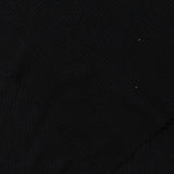 Polyester Viscose Rib Knit Fabric, 160 gsm — Black, ref EF-236470 — photo 1